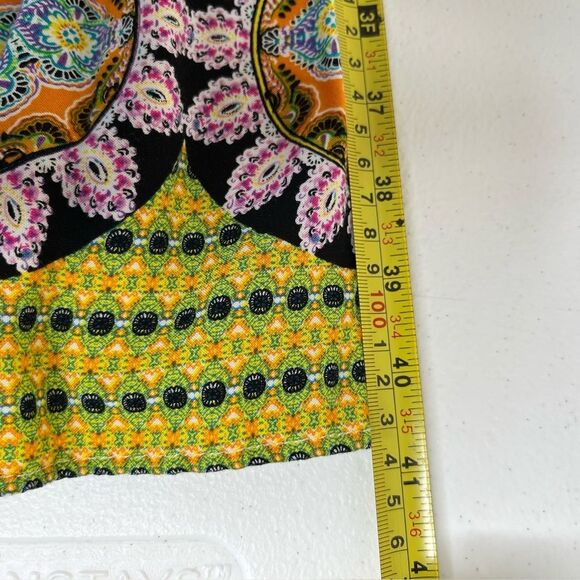 Caravan Creations Maxi Skirt Multiprint Tiered Boho Peasant Pull On Women Large - Picture 12 of 13